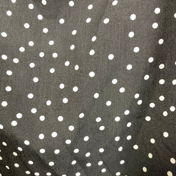 Pretty Little Thing Black Polka Dot Puff Sleeve Midi Dress 18 NWT - Picture 5 of 10